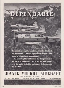 1938 Chance Vought Aircraft ad 7/30/2023i - Picture 1 of 1