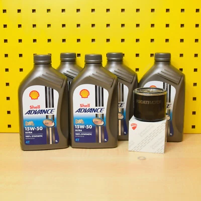 Filtro de aceite original Shell Advance Ultra 15w50 S para: Ducati Multistrada 1200