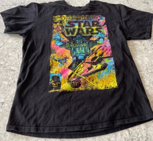 Star Wars Darth Vadar Large Black Mens T-Shirt - Picture 1 of 2