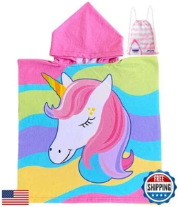 Athaelay Ultra Soft Kids' Towels with Hood for Bath Beach Pool Toddler Boy an - Picture 1 of 4