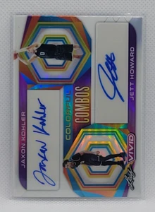 2023 Leaf Vivid Jaxon Kohler Jett Howard Auto #ed 12/25  - Picture 1 of 2