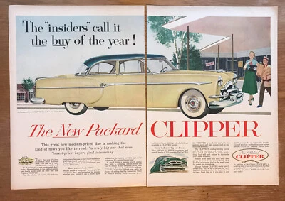 1953 Packard Clipper, Jantzen Swim Suits, Arrow Shirts Vintage Print Ads - Image 1 of 4