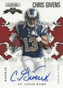 2012 Panini Rookies & Stars Chris Givens AUTO #/199 St. Louis Rams Wake Forest - Bild 1 von 2