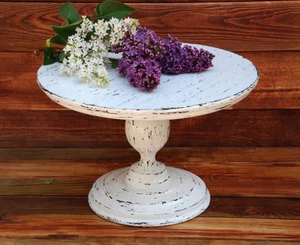 Wooden cake stand, Wedding Cake Stand, 12 inch, Birthday cake stand, Wood stand - Picture 1 of 5