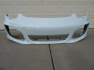 13-16 Porsche 981 Boxster S Genuine OEM Front Bumper Cover Skin OEM Facia White - Picture 1 of 12