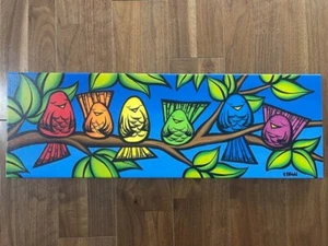 Heather Brown "Rainbow Birds" Canvas Giclee Edition Autographed 2012 - Picture 1 of 7