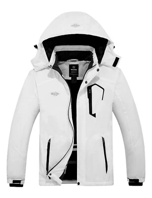 Wantdo Men's Waterproof Winter Jacket Warm Winter Coat Jacket Ski Jacket Hooded - Image 1 of 4