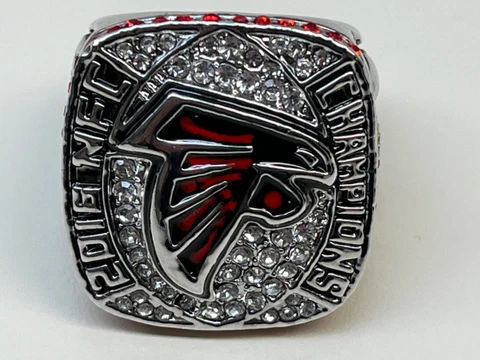 2016 ATLANTA FALCONS COMMEMORATIVE CHAMPIONSHIP RING SIZE 11.5 Cover