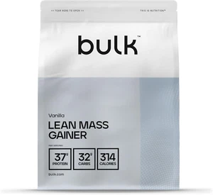 Bulk Lean Mass Gainer, Protein Shake, Vanilla, 1 Kg, Packaging May Vary - Picture 1 of 12