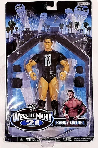 Randy Orton Wrestlemania 21 Action Figure NIP NIB WWF WWE New Sealed Cover