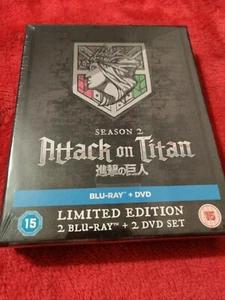 ATTACK ON TITAN SEASON 2 BLU RAY NEW SEALED LIMITED COLLECTORS EDITION - Foto 1 di 4