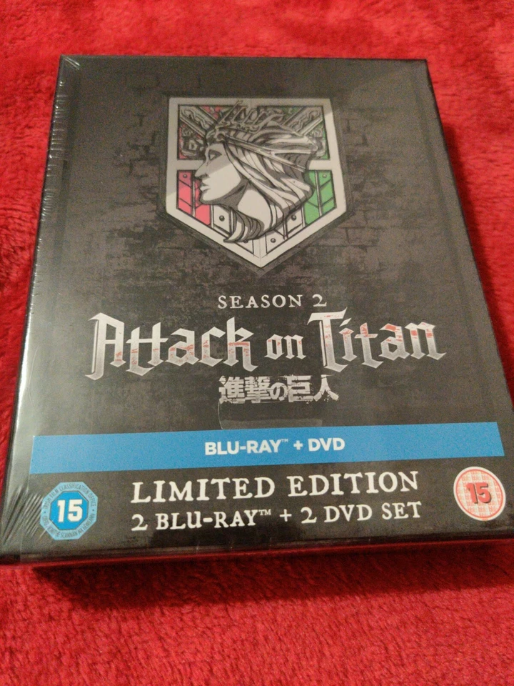ATTACK ON TITAN SEASON 2 BLU RAY NEW SEALED LIMITED COLLECTORS EDITION  - Image 1 of 4
