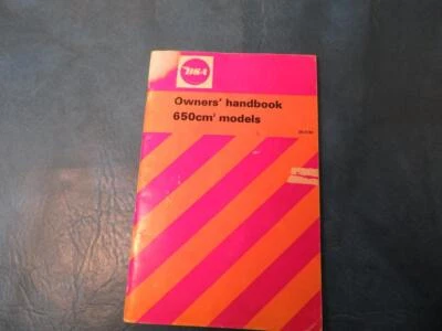 Manual del propietario BSA 1971 Thunderbolt, Lightning, Firebird Scrambler orig CD232 Foto 1 de 4