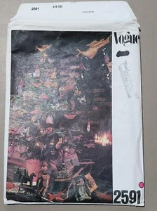 Vogue2591 Christmas Ornaments Sewing Pattern UC FF Transfer - Picture 1 of 6