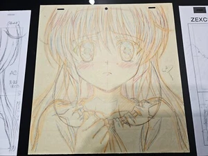 Fortune Arterial - Anime Production Art - Haruna Yuuki oversized sketch set - Picture 1 of 8