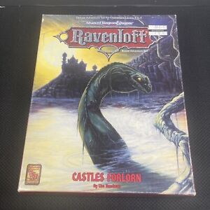 Vintage Dungeons & Dragons Ravenloft CASTLES FORLORN Lot Complet RPG