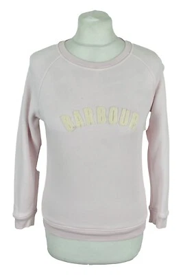 Sudadera BARBOUR Rosa Cuello Redondo Talla L Niñas Clair Superposición Pullover Foto 1 de 4