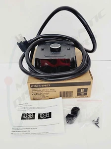 CubieTime BPECT Black Hotel Alarm Clock w/ 2 Outlets + 2 USB-A Ports - Picture 1 of 4