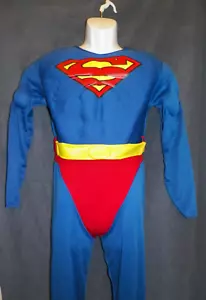 DC Comics SUPERMAN MUSCLE Disfraz Infantil Talla Grande Rubie's Costume Co, Sin Capa - Imagen 1 de 15