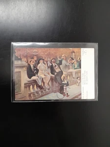 Cartolina d'epoca, L'heure du Taube, A. Guillaume, Aspettando la colomba, Vise Paris - Foto 1 di 5