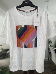 Paul Smith Signature Logo Print T Shirt - Picture 1 of 3