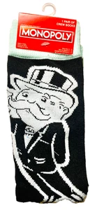 One Pair Of Monopoly Crew Socks Size 6-12 - Picture 1 of 2