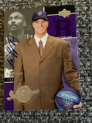 MINT #/ED RC AUTO 2002-03 Inspirations Curtis Borchardt Karl Malone UTAH JAZZ SP - Image 1 of 3