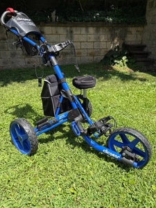 Clicgear 3.5+ Golf PushCart w/Beverage Cooler, Padded Seat,Shoe Brush&Watch Hold - Picture 1 of 23