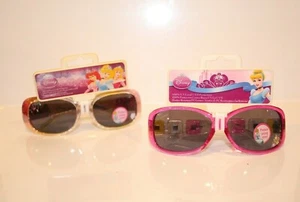 NEW! Kids Summer Sunglasses: Disney's Princess Pink & Yellow (2 PAIRS) - Picture 1 of 5