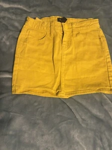 Gap Kids Girls Yellow Jean Skirt Size 8 - Picture 1 of 5