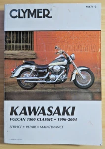1996 Clymer Kawasaki Vulcan 1500 klassisches Service- & Wartungshandbuch M471-2 - Bild 1 von 2
