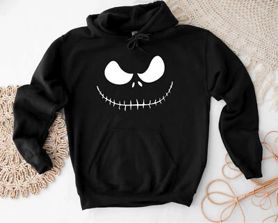 Jack Skellington Face T-shirts Sweatshirts Tank Tops Mickey's Halloween costume - Image 1 of 4
