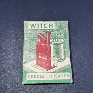Witch Automatic Needle Threader Box & Instructions Western Germany Vintage NOS - Picture 1 of 1