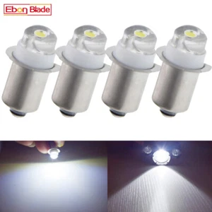 4Pcs 0.5W 3V-18V White P13.5S Led Flashlight Replacement bulb Lantern Work Light - Imagen 1 de 7