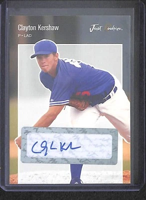 2006 Just Rookies Autograph #JRPr-07 Clayton Kershaw No 129 of 200 - Image 1 of 2
