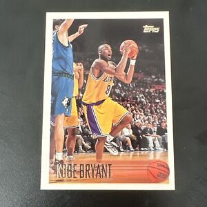 🔥1996-97 Topps #138 Kobe Bryant Rookie Card RC—beautiful Pack Fresh Eye Appeal