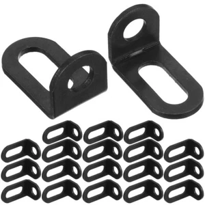 20 Pcs Metal Brackets Adjustable Corner Iron Horn Code Right Angle Brace - Picture 1 of 12