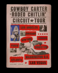 Beyoncé Poster, Cowboy Carter Tour 2025 Poster, Gift For Mother's Day - Picture 1 of 3