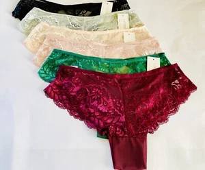 3 Pack Lot Sexy Womens Sheer Lace Panties Thongs G string Underwear Lingeries M - Picture 1 of 10