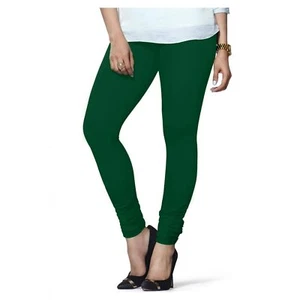 Ladies Extra Long Churidar Leggings Plain Cotton Yoga Training Pants Bottles... - Picture 1 of 5