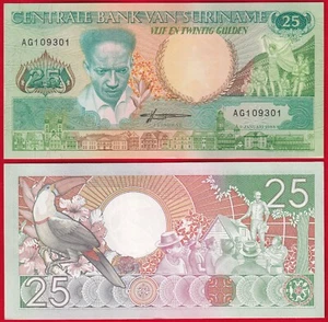 Suriname 25 Gulden 1988 P-132 UNC - Bild 1 von 1