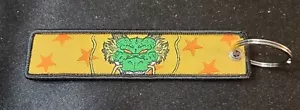 Anime Dragon Ball Cloth Double Keychain 1.8" X 5.12" Goku Shenron - Picture 1 of 2
