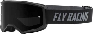 Nuevas gafas Fly Racing Zone YOUTH negras con lente de humo oscuro con poste FLC-033 - Imagen 1 de 5