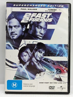 2 Fast & 2 Furious DVD Region 2,4  PAL PreOwned Paul Walker Tyrese Eva Mendes - Image 1 of 4