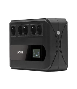 UPS NOUA RAIDEN 1000VA 600W 5 schuko Onda sinusoidale simulata Line Interactive - Zdjęcie 1 z 11