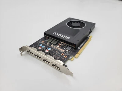 Dell NVIDIA Quadro P2200 5GB GDDR5X PCIe Graphics Card Dell PN: 0PX8M5 Tested - Image 1 of 4