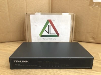 TP-Link TL-SF1008P v4 with No PSU 8-Port 10/100 Switch w/ 4-Port PoE -Inc VAT - Image 1 of 3