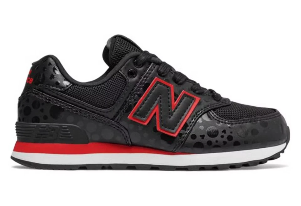 New Balance 574 Disney Minnie Mouse Niños Bebé Zapatos Negros Talla 2 M IC574M2 Foto 1 de 1