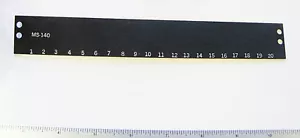 TRW/Cinch MS-20-140, 20 Position Marker Strip, Double Row, Numbered, NEW - Picture 1 of 2
