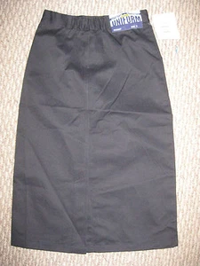 Girls juniors skirt long Uniform Khaki Navy Blue 7 8 10 12 14 16 18 20 1/2 NEW - Picture 1 of 4